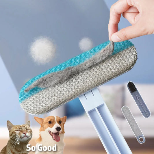 Multi-Function Lint Cleaner Pet Cat Hair Remover Brush Manual Lint Cat Dog Hair Cleaning Tools Pet Supplies Household Washable